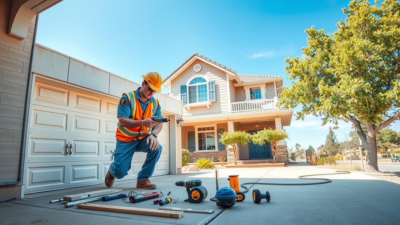 Garage door installation