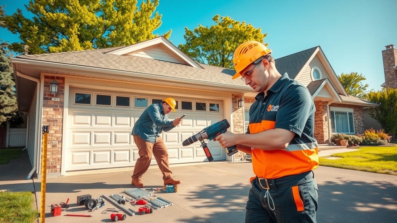 Garage door installation