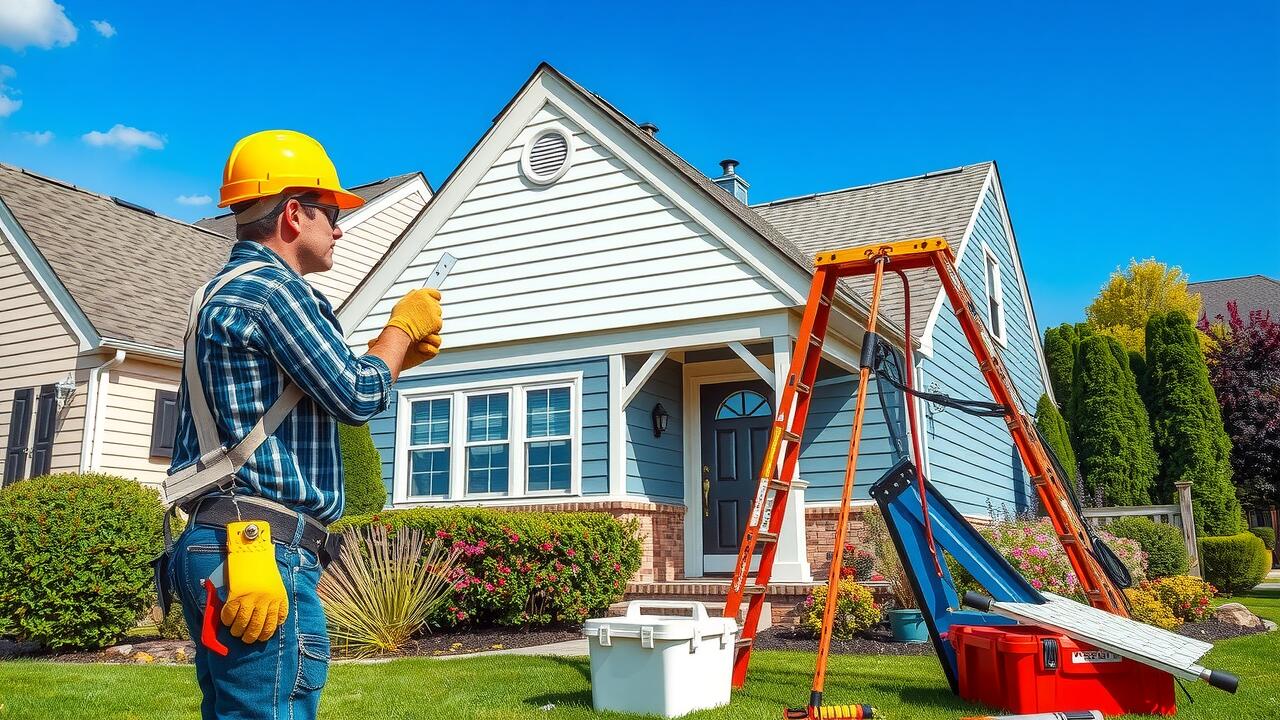 How do you repair damaged siding?