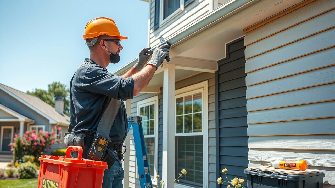 How do you repair siding without replacing it?