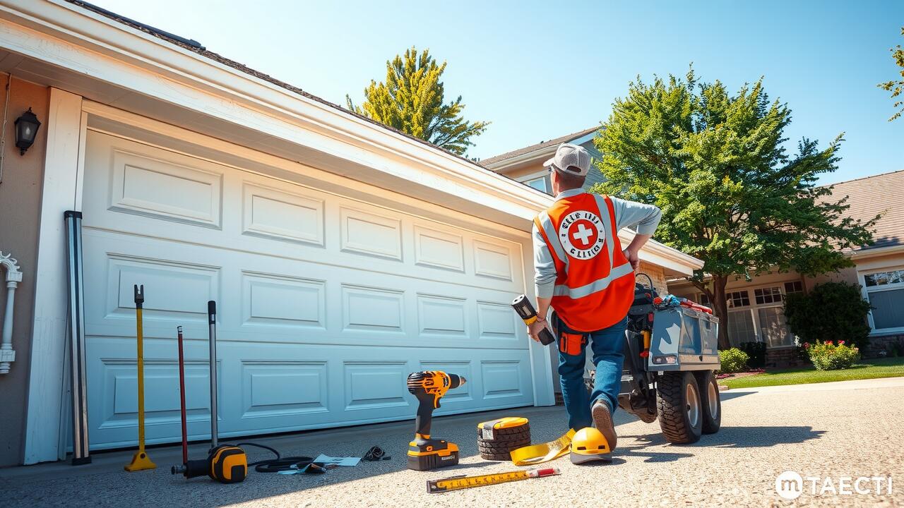 How many hours does it take to install a garage door?