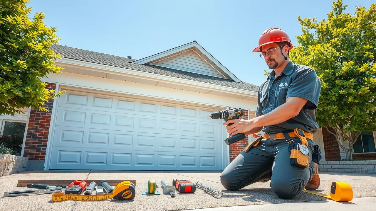 How much is a 16x7 garage door installed?