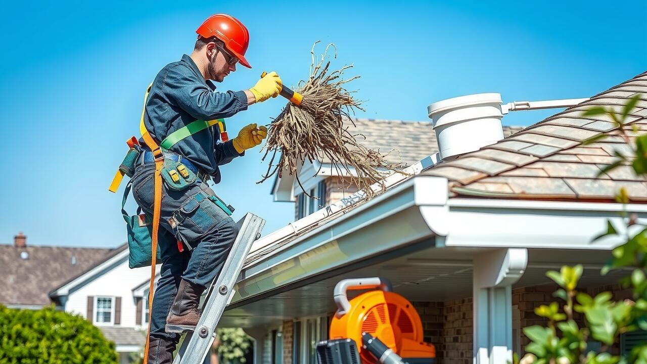 What does the average gutter cleaning cost?